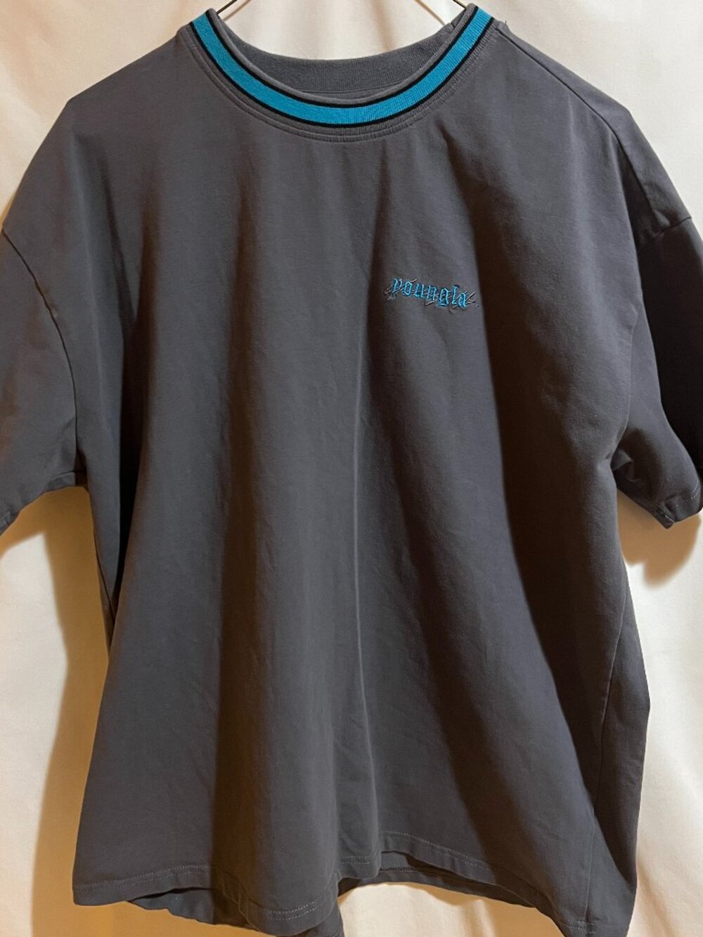 YoungLA Modern Noble Training Tee Size Medium Gray Crewneck Used Good Condition